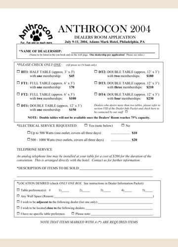Preview of Dealer Packet