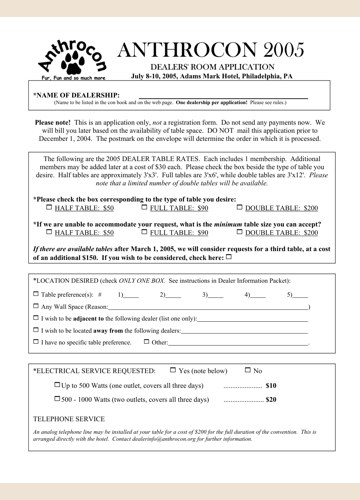 Preview of Dealer Packet