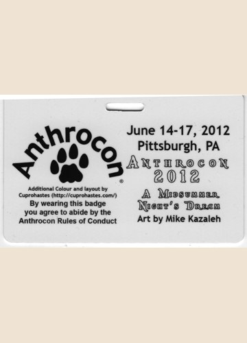 Preview of Attending Badge (back)