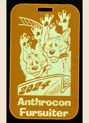 Fursuiter Badge from AC2024